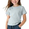 T-shirt casual girocollo a maniche corte per bambina