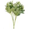 Floral Artware Prop Perfume Rose Bouquet for Decoration 2Pcs White Color