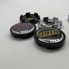 4 Stück T63-2 63mm Für VOLK RAYS Emblem Plakette Auto Radnabenkappen Radnabenmitte Staubschutz Felgenkappen Auto Styling Zubehör