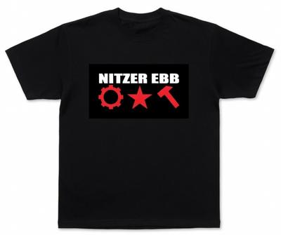 Nitzer Ebb Britisches EBM Rock T-SHIRT Alle Größen S M L XL XXL 3 4XL Schwarz Weiß