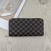 Vintage European & American Women's Long Wallet with Multi-Card Slots and Large Zippered Storage