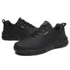 Men Classic Casual PU Leather Shoes Non Slip Comfortable Outdoor Leisure Flats Lightweight Lace Up Waterproof Running Shoes