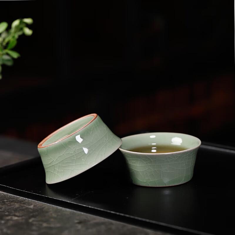 Ge Kiln Chinese Ceramic Tea Set - 10-Piece