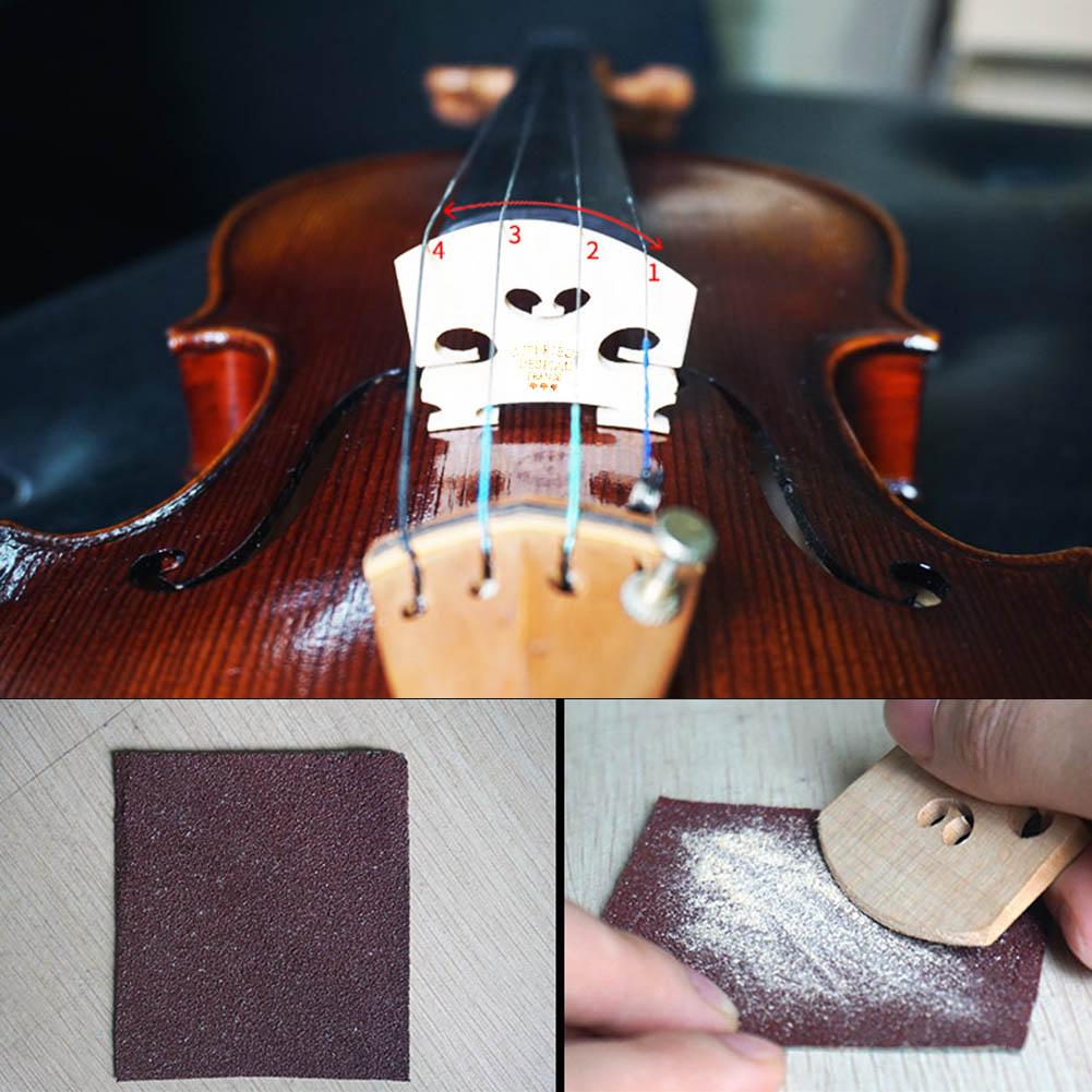 1-4pcs Violin Bridges Fiddle Maple Wood for 4/4-3/4 Size Instrument Accessories Violin Strings Bridge Part Tools