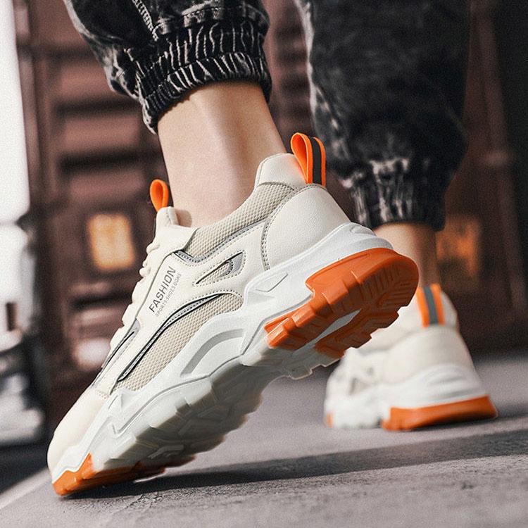 Pánské boty pro tátu Protiskluzové Deodorant Prodyšné Sportovní boty Pánské Běžecké boty Jarní Univerzální Studentské boty