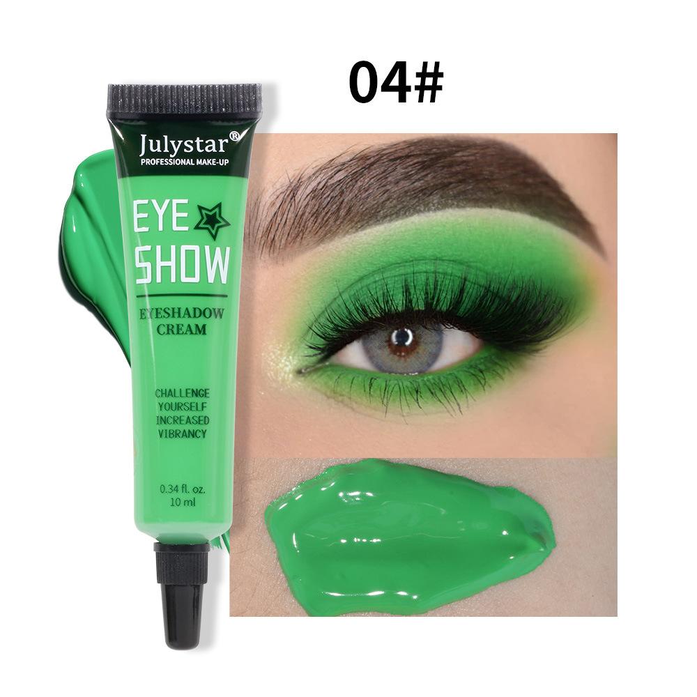 Ombretto in crema colorato impermeabile a lunga tenuta anti-macchia trucco occhi pennellato ombretto liquido opaco