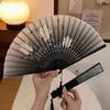 Chinese Style Folding Fans Bamboo Handheld Fans Vintage Hand Holding Fans For Wedding Party Gifts Dancing Props Wall Decoration
