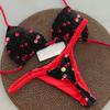 Wishbiki Europäischer & Amerikanischer Push-Up Geflochtener Bikini - Sexy Geteilter Strand-Badeanzug aus Brasilien
