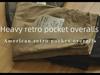 2023 Men's American Retro Heavy-Duty Overalls: Dirt & Wear Resistant, Loose Straight Casual Pants
