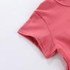 Summer Children's Fashionable Loose Cotton Short Sleeved T-shirt Candy Colored Top