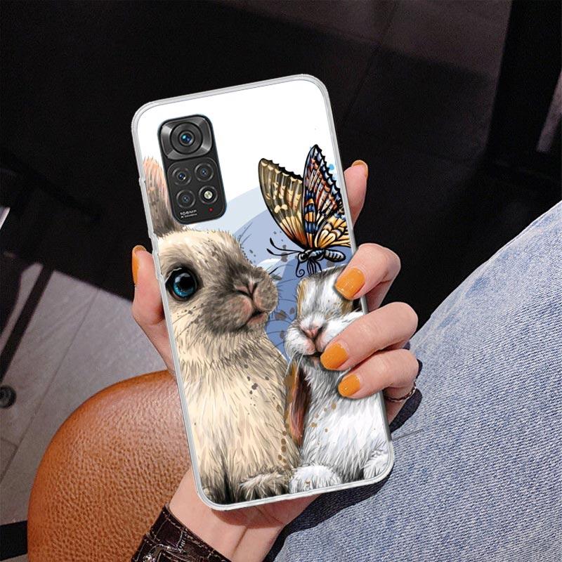 Cute Bunny Baby Rabbits Phnoe Case for Phnoe Case for Xiaomi Redmi Note 15 14 14S 13 Pro Plus 12 12S 11S 11E 10S 10 11T 5G Uniqu