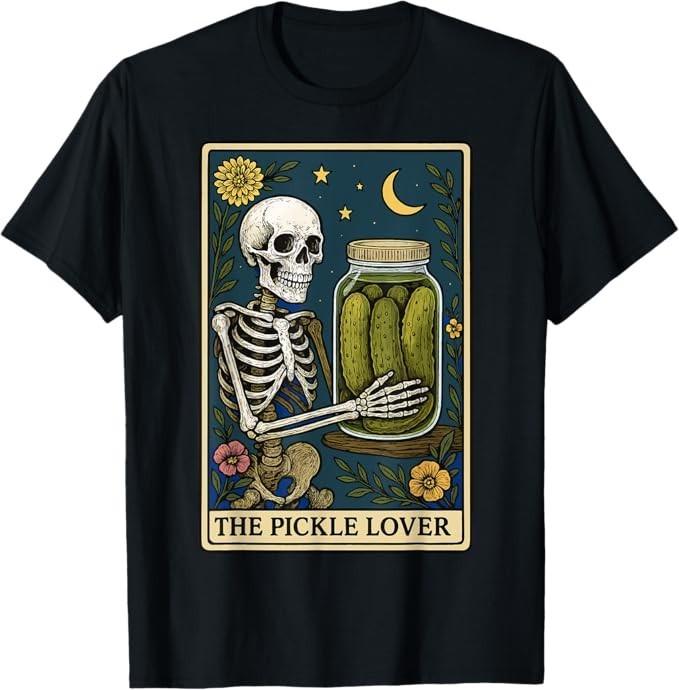 

The Pickle Lover Tarot Card T-Shirt 4XL