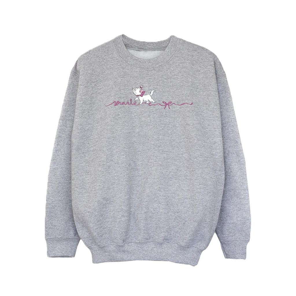 The Aristocats Girls Marie Ribbon Sweatshirt