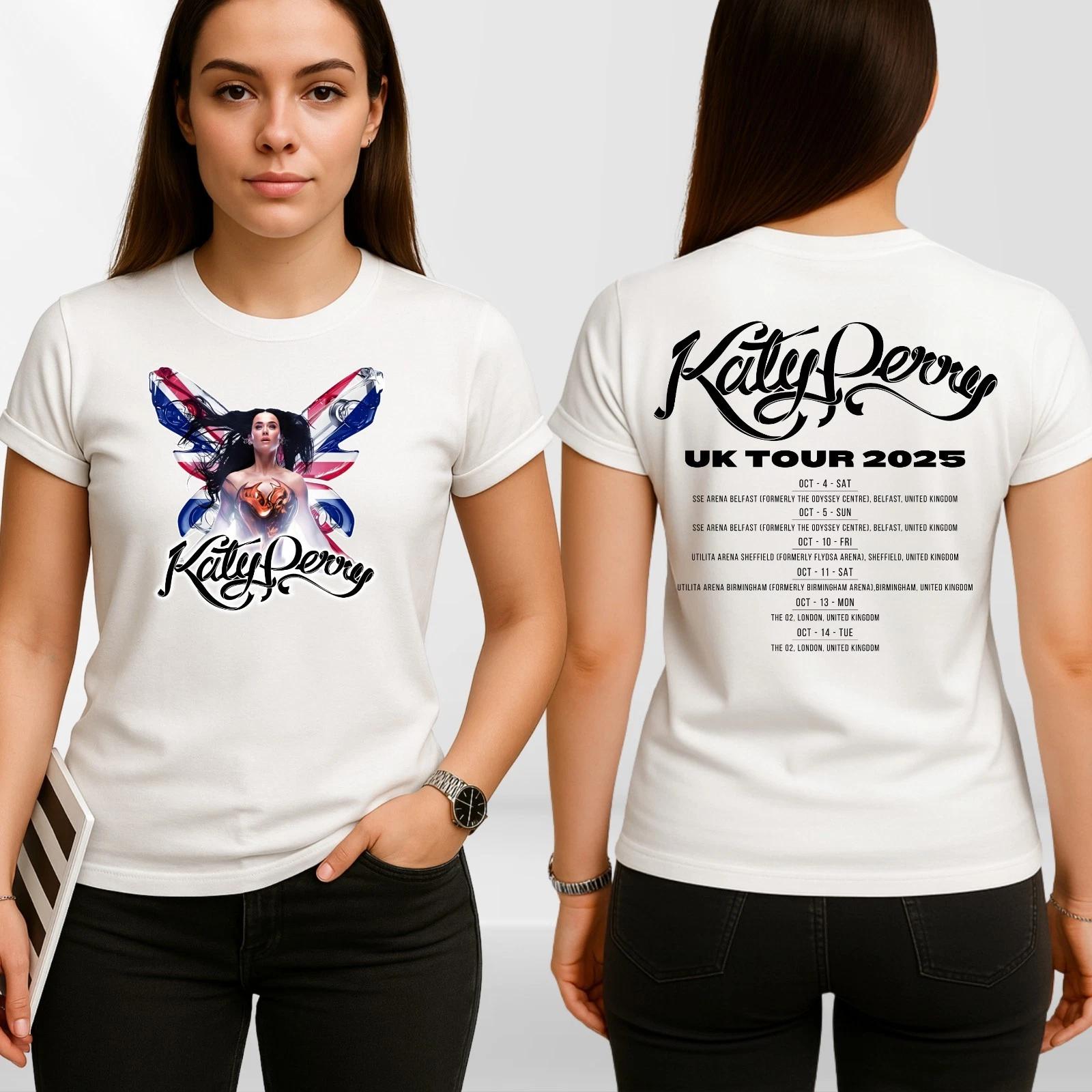 Katy Perry The Lifetimes Tour 2025 Album 3D Unisex T-Shirt M