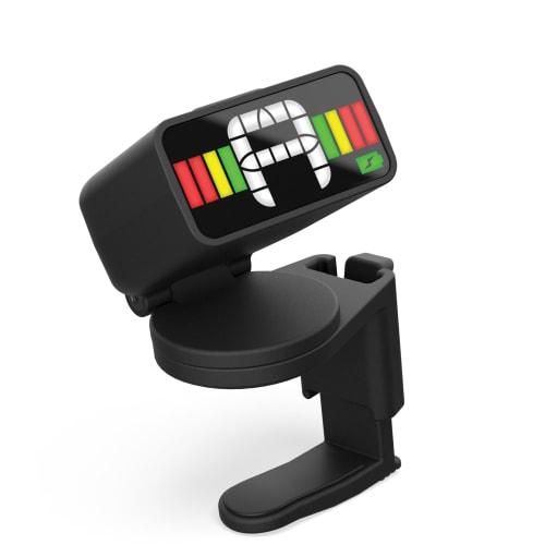 D'Addario Rechargeable Micro Headstock Tuner PW-CT-12RC, Chromatic Type, Full Color Display