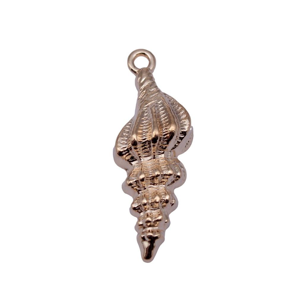 Shell Charms Multi Color Alloy Pendants For Beach Themed DIY Jewelry Accessories