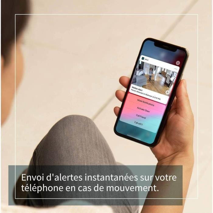 Arlo Ultra 2 - Pack De 2 Caméras De Surveillance Wifi Sans Fil - Noir - 4K - Batterie De 6 Mois - Champ De Vision À 180°