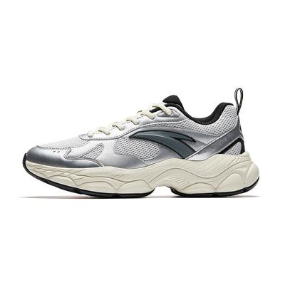 Chenge Fashion Trend Durable Lightweight Low-Top Casual Shoes Men Sneaker Silver Black Gray 912548802-3