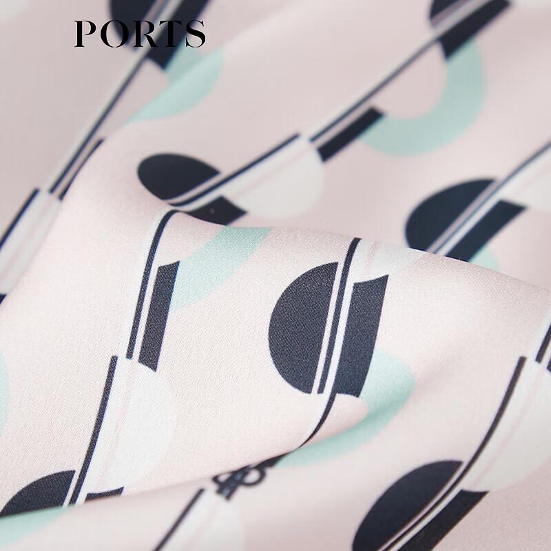 Ports Women's Light Pink Floral Print Midi Dress