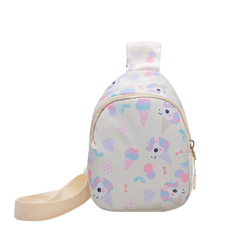 Season's new children's breast bag, kindergarten boys and girls crossbody bag, versatile small backpack, cartoon children's backpack
