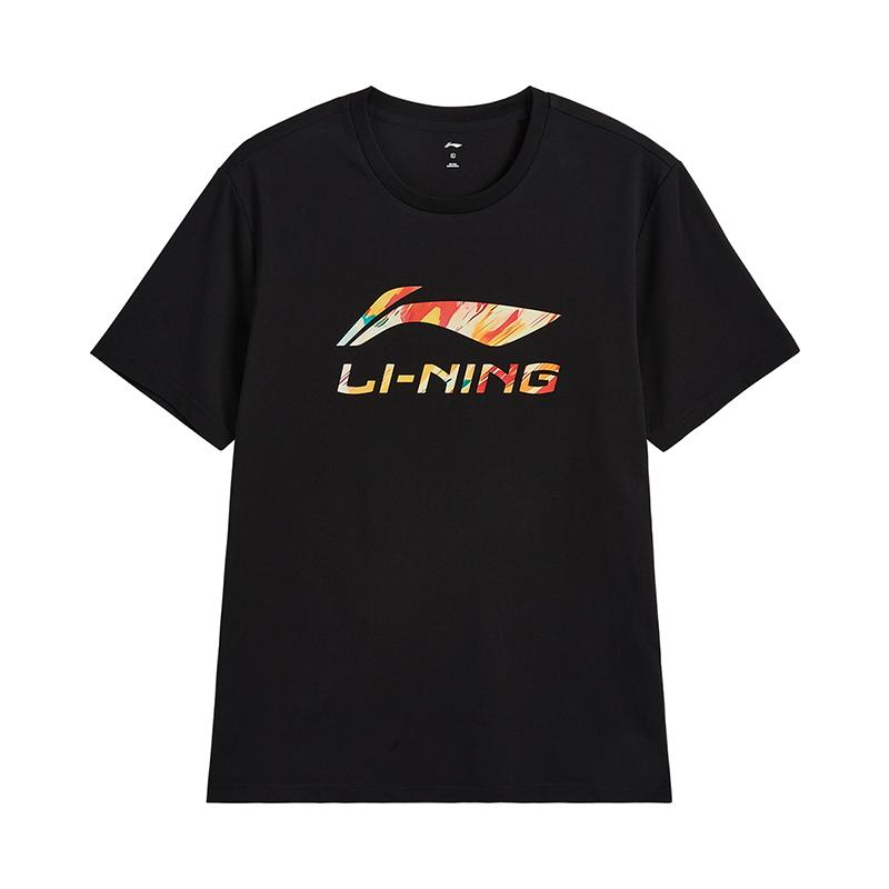 

Li-Ning Loose Comfortable Casual Round Neck Short Sleeve T-Shirt Unisex Tops Black AHSVA73-1 XL