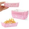 6/12/20pcs Gender Reveal Party Paper Food Trays Candy Cookie Snacks Box Blue Pink Its a Boy Girl Decoration Supplies Baby Shower