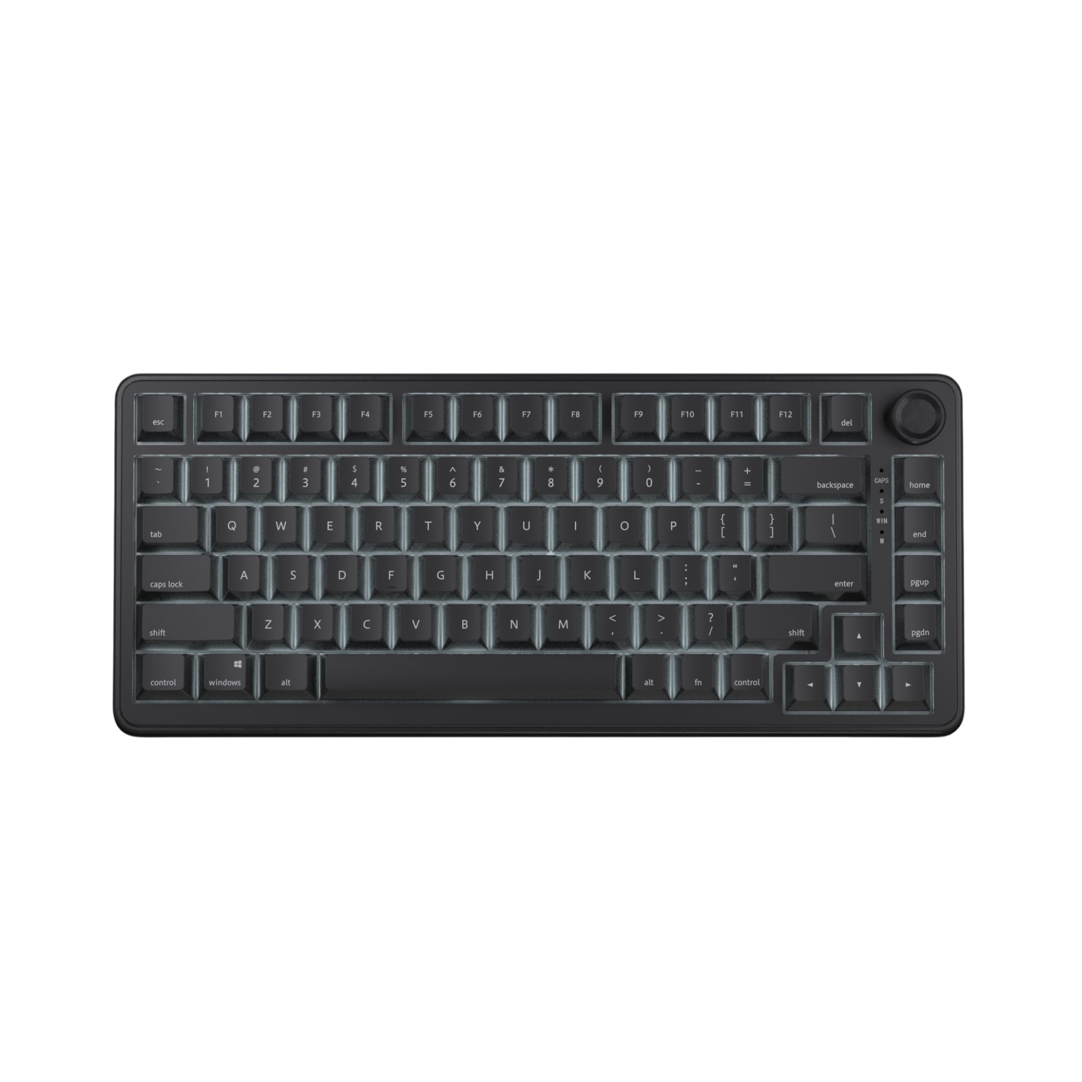 

AIM1 Shun Gaming English 8000Hz Polling Rapid Triggers Black Keyboard, Layout, 75% Size, Rate, (0.01mm), MATATAKI, чорний