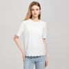 Women's Fashion Lace Embroidered Short Sleeve T-Shirt