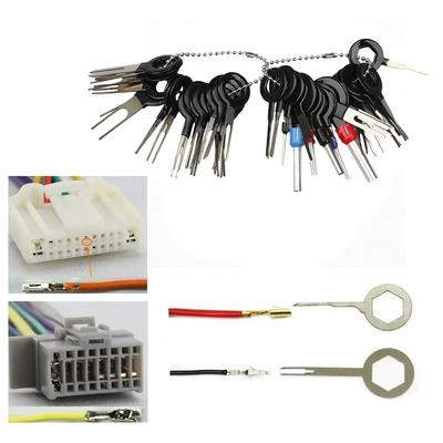 3/11 peças Ferramenta de remoção de terminais Kit extrator de pinos de conector de crimpagem de fiação elétrica de carro Ferramenta de reparo de terminais de carro