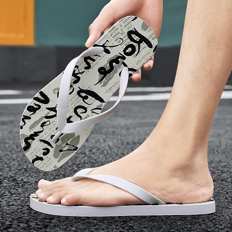 Летние парные тапочки. Летняя обувь для отдыха. Мужская пляжная обувь. Удобная мужская — фото 14