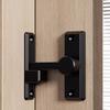 Sturdy Zinc Alloy Materials 90/180 Degree Bolts Lock for Enhances Security in Bedrooms Bathrooms and Storage Room