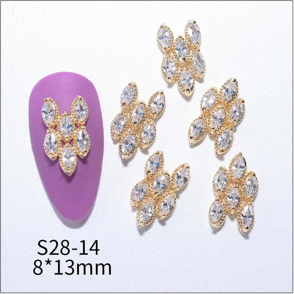 Accessories Nail Art Decorations Butterfly Pendant Chain Nail Jewelry Nail Rhinestones Nail Zircon