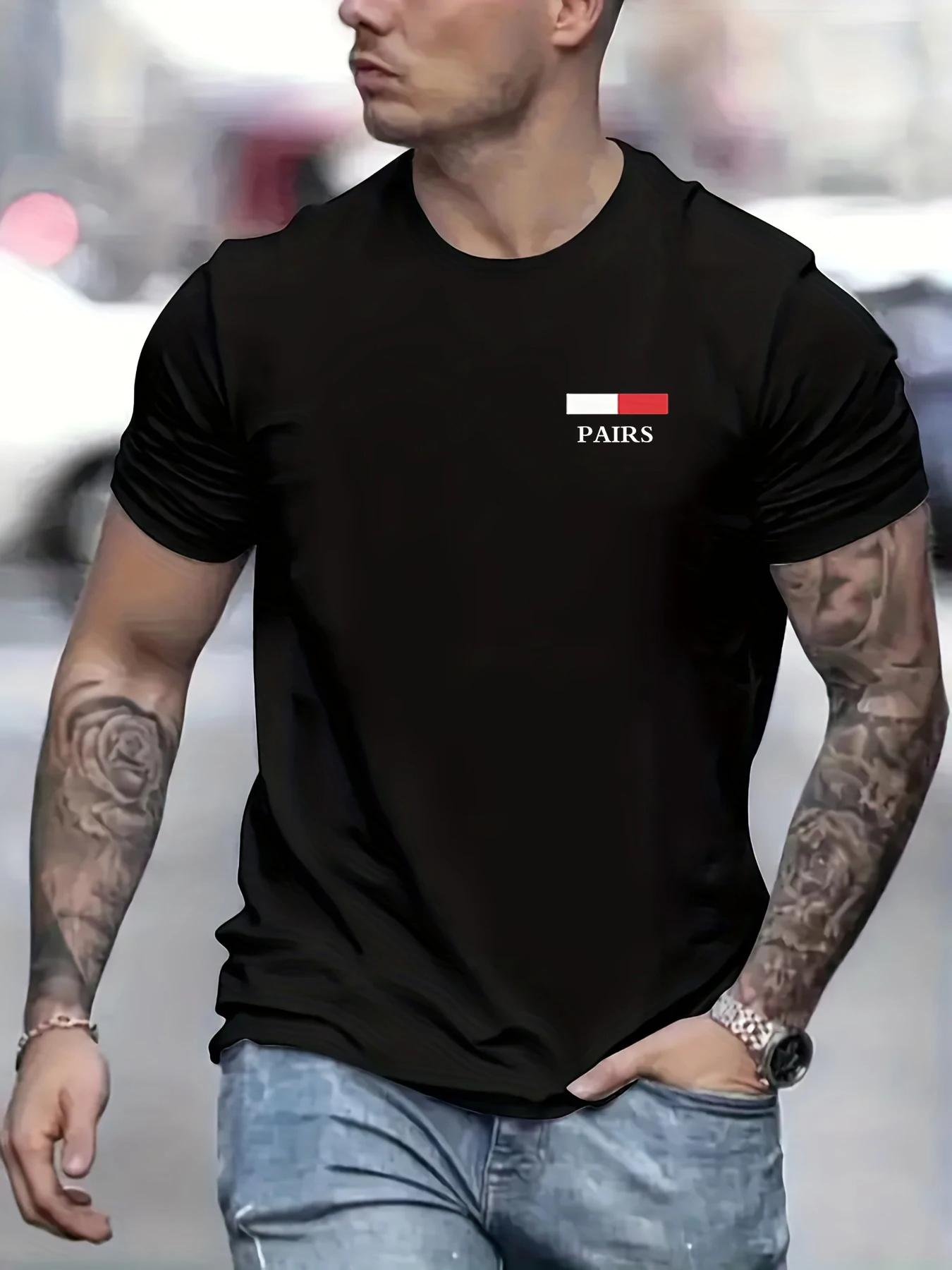

Luxury Brand Men s T Shirt Cotton High Quality Casual Tops Tee Short Sleeve Summer Men Clothing Oversize Men T-shirt 42318 - ... 5XL різнокольоровий