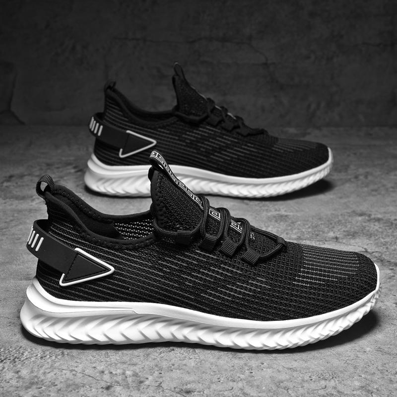 Chaussures pour hommes chaussures de noix de coco respirantes de grande taille à semelles souples, chaussures de sport volantes légères