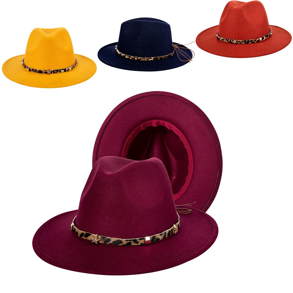 Wide Brim Fedora Hat 