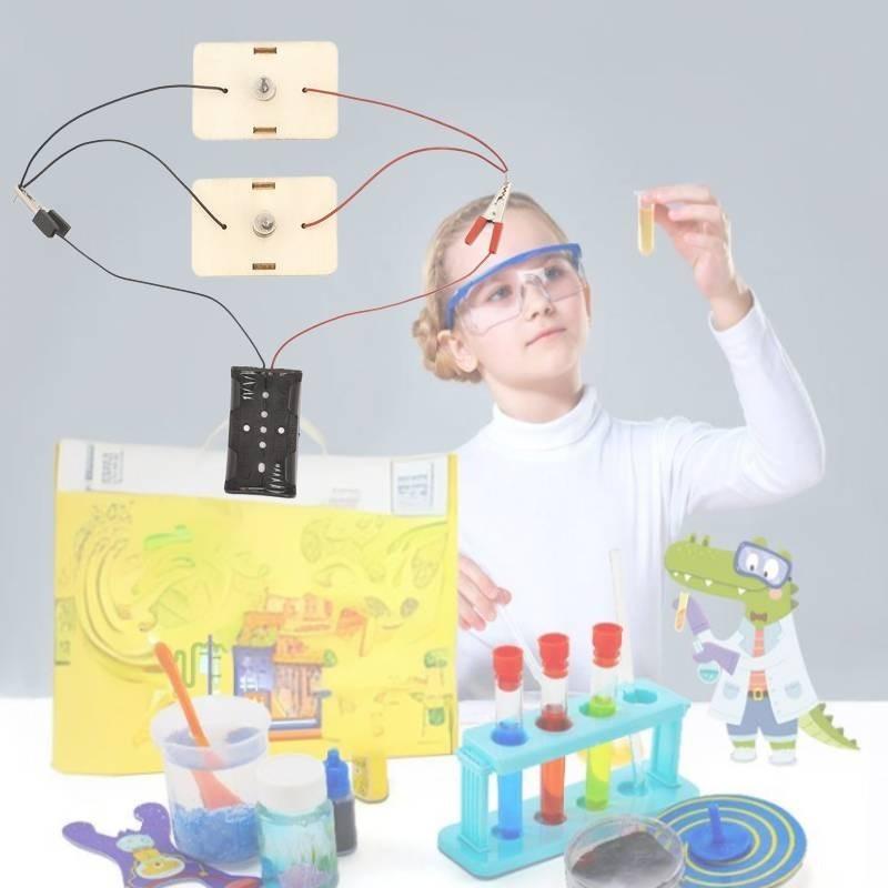 Nengen Smart Elementary School Student Handmade Diy Circuit Series Parallel Learning Toy Large Children's Technology Small Production Classroom Tool