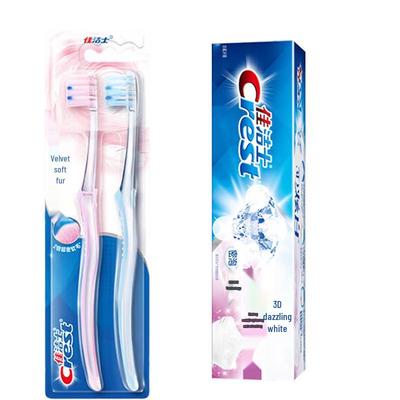 Zestaw szczoteczek Crest Velvet Gum Care i pasty do zębów 3D White