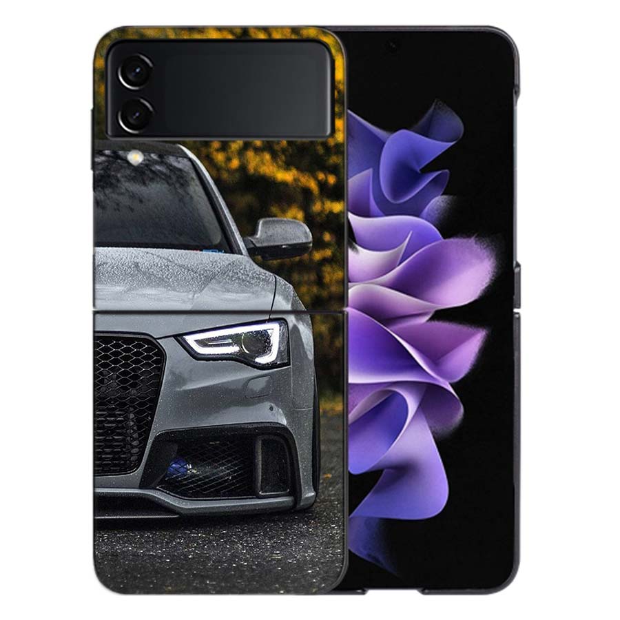 Une Berline de Luxe Magique Pour Samsung Galaxy Z Flip 5 4 3 Coque Rigide Anti-Choc Téléphone Z Flip 6 7 5G Z Flip 5 4 5G TPU PC Har