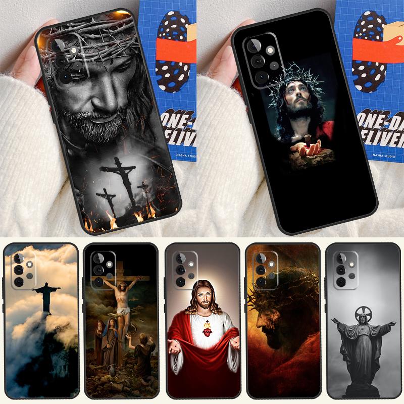 Christian Jesus For Samsung Galaxy A54 A34 A14 A55 A35 A15 A53 A33 A13 A05 A06 A16 A22 A32 A52 Phone Case