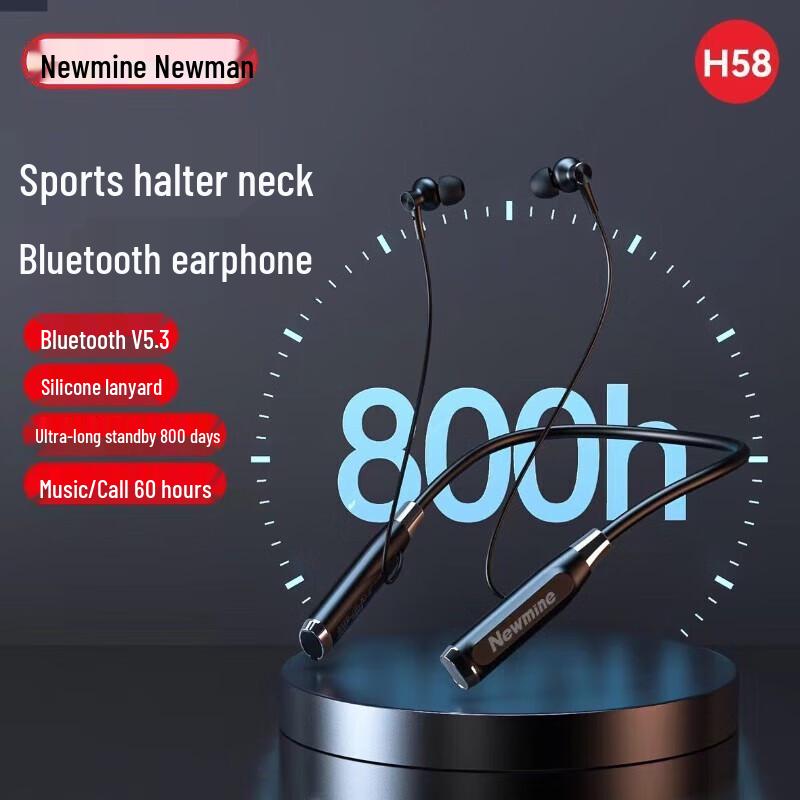 

Newmine H58 Wireless Neckband Bluetooth Earbuds