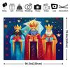 A set of Christmas photo banners featuring the motif of the three wise men ideal for festive occasions