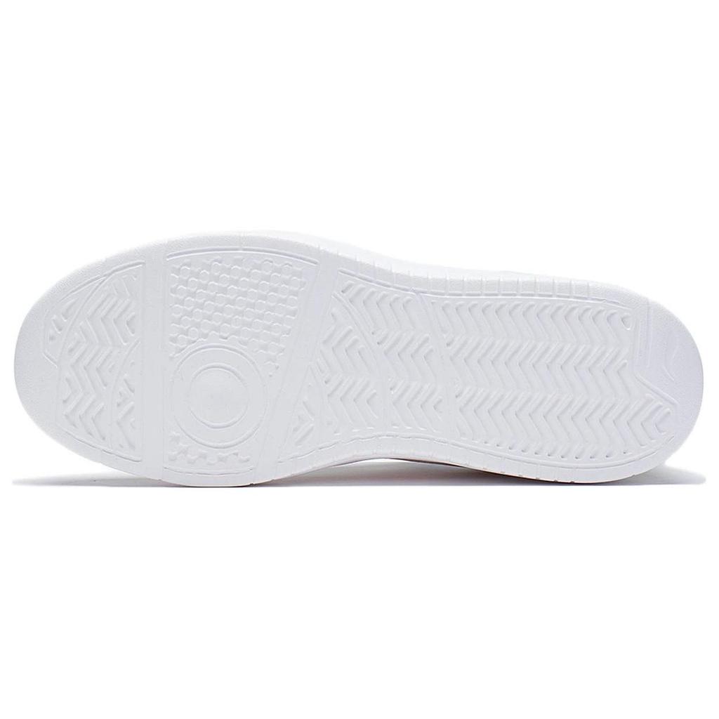 Li Ning Casual Slip Resistant Durable Lightweight Low Top Skate Shoes Women Sneakers White AGCS086-1