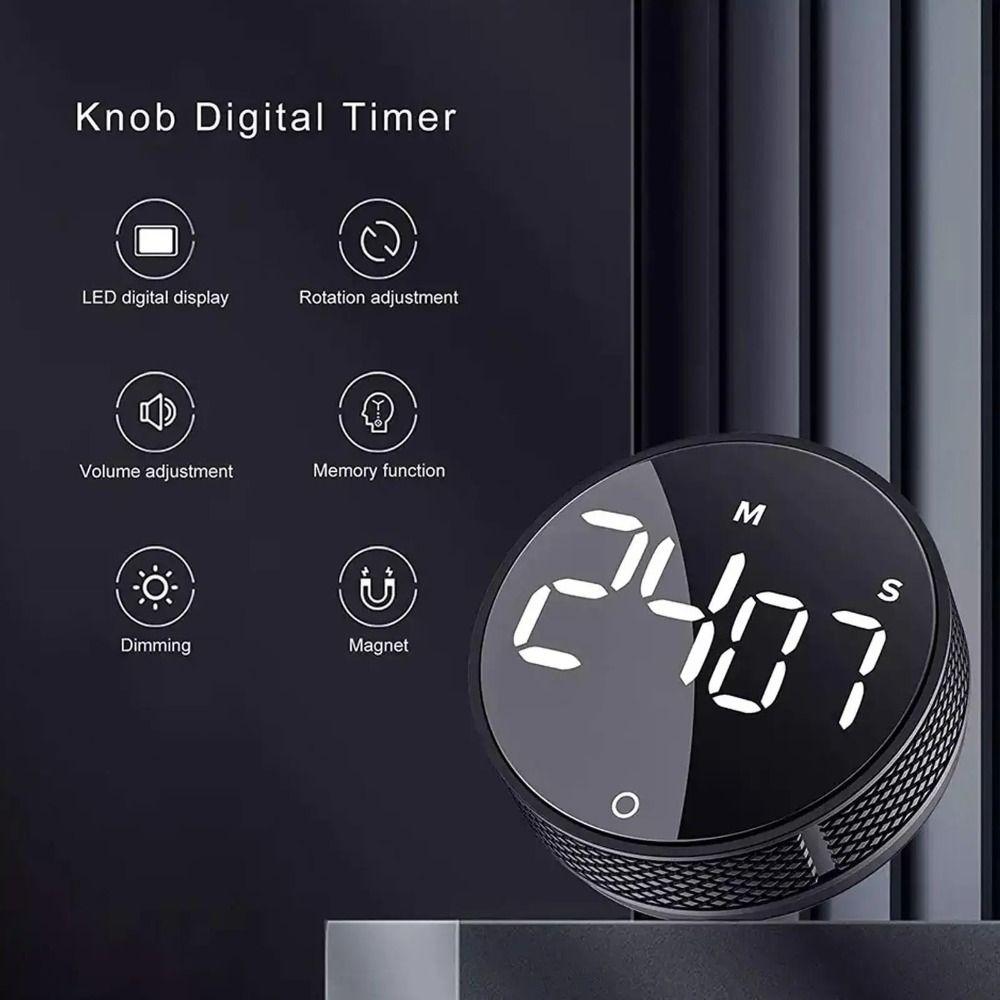 Countdown Function Digital Timer Large LED Display Mechanical Timer Countdown Timer  Fitness