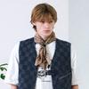 [UNI] Rope Grid Bandana (BEIGE)