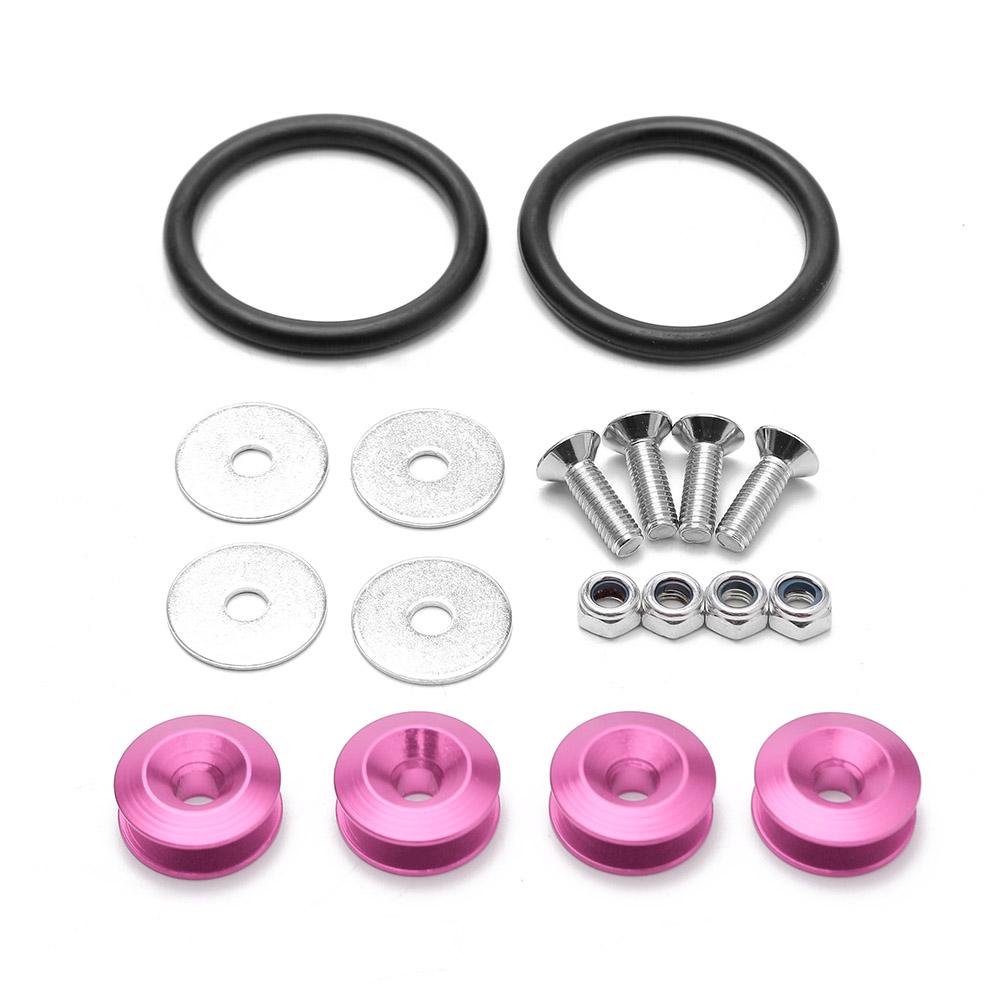 Aluminum Quick Release Fasteners are ideal for front bumpers Rear bumpers and Trunk Hatch lids without logo BX100224