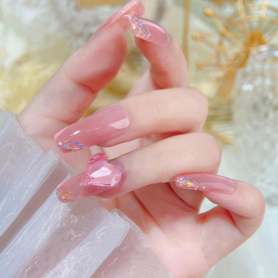 

20 шт./упак. аксессуары для ногтей блестящие DIY в форме сердца модные блестящие женские украшения для маникюра товары для красоты
