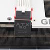 CY Adapter 12VHPWR ATX3.0 PCI-E 5.0 Power Modular Adapter 12+4 Pin to 12+4 16 Pin Downward 360 Degree U-Shape Back Angle 4080 5090TI 16 Pin 12+4P