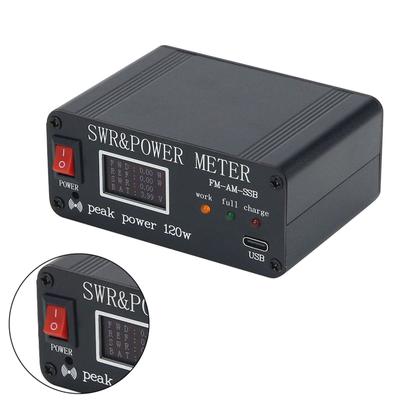 1,8MHz-50MHz 0,5W-120W SWR HF metr Stojaté vlny SWR a měřič výkonu