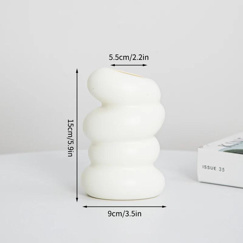 

Скандинавская цветочная бутылка, декоративная пластиковая ваза для растений, эстетическая цветочная бутылка, настольное украшение, украшение для гостиной