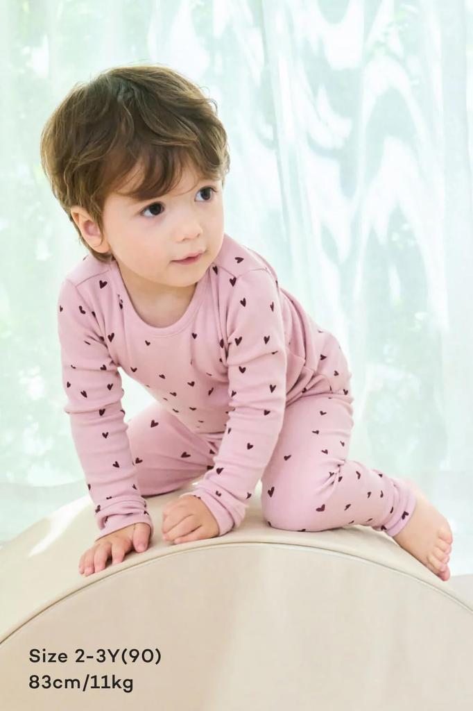 Modal Ultra Soft Konny Soft Piżama dla Dzieci Różowa [Konny] Piżama, Oddychająca, Piżama, Wiosna, Jesień, Zima, Materiał, Odzież domowa, Lekka,